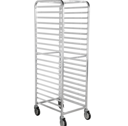 Pan End Load Medium-Duty Aluminum Bun / Sheet Pan Rack