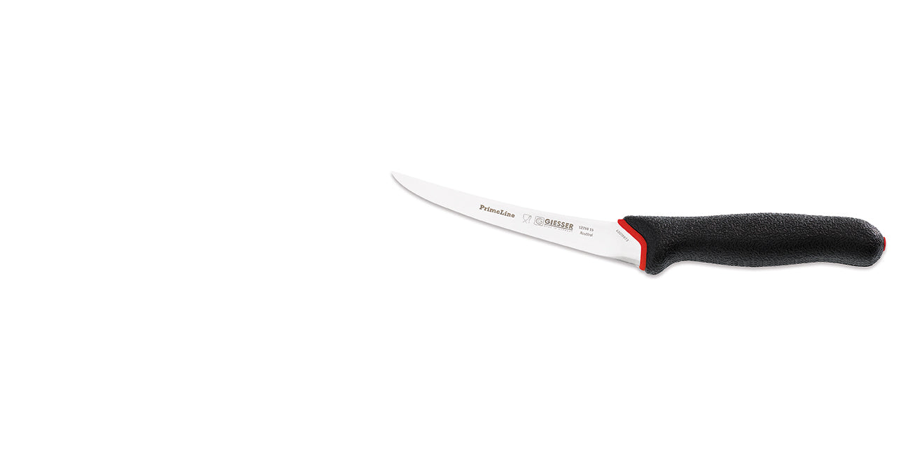 Giesser - 6" Curved Boning Knife, Semi-Stiff Industrial Cutlery Knife