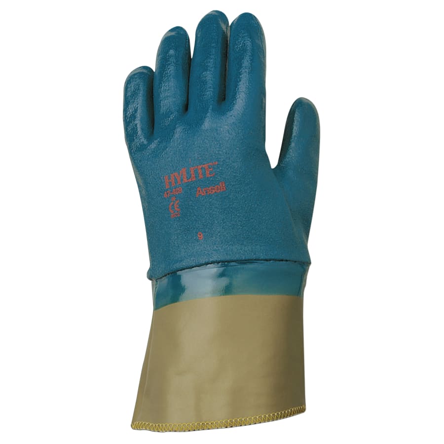 Hylite Industrial Gloves, Size 10, Blue