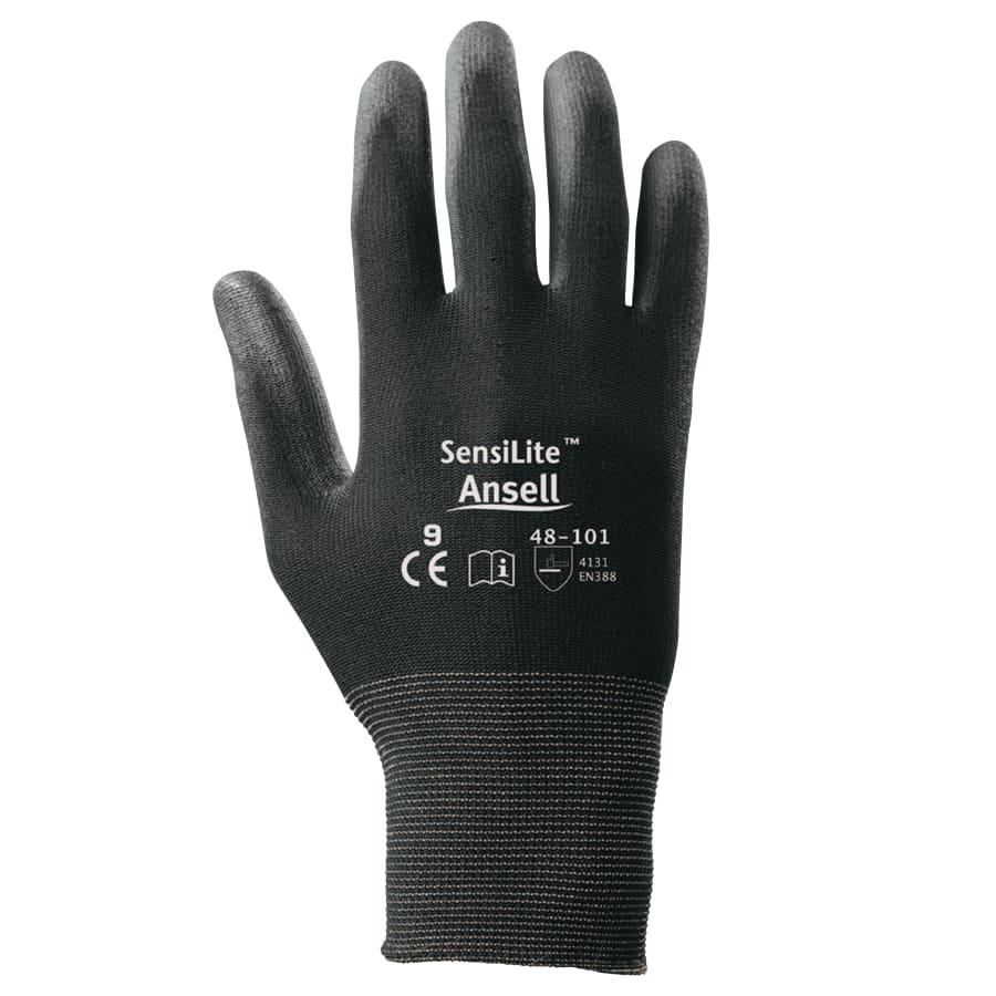 Sensilite® Gloves, Size 7, Black