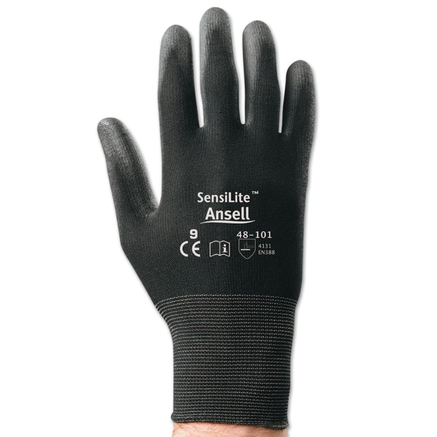 Sensilite® Gloves, Size 8, Black