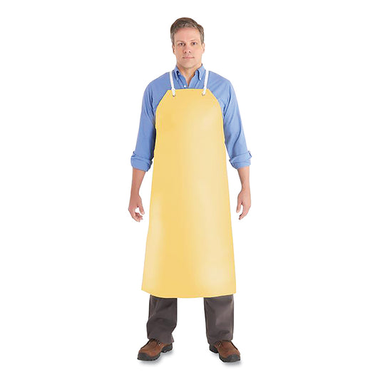 AlphaTec® Hycar Apron, 35 in x 45 in, Nitrile/Poly-Cotton, Yellow