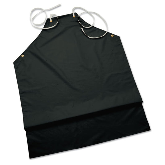 AlphaTec® Hycar Apron, 35 in x 45 in, Nitrile/Poly-Cotton, Black