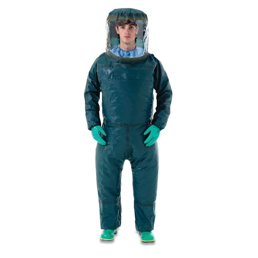 MICROCHEM® 4000 Encpsulated Chemical Protective Coverall, Green, 2X-Large