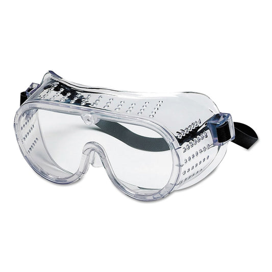 Protective Goggles, Clear/Clear, Polycarbonate, Antifog, Direct Vent