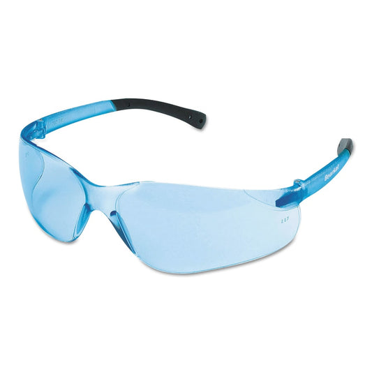 BearKat® BK1 Series Safety Glasses, Light Blue Lens, Duramass® Scratch-Resistant, Light Blue Frame