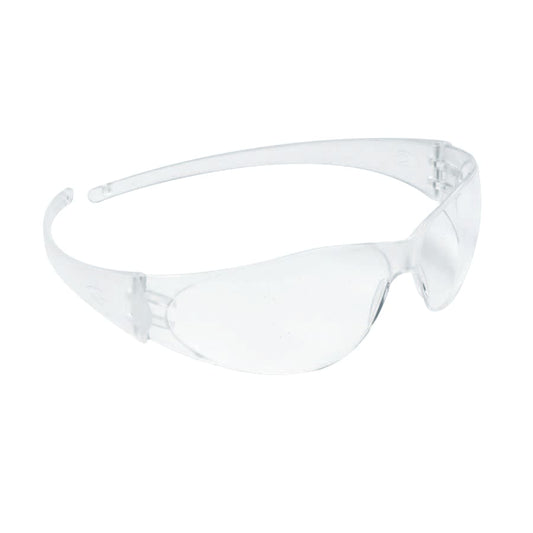 Checkmate® Safety Glasses, Clear Lens, Polycarbonate, Anti-Scratch, Clear Frame