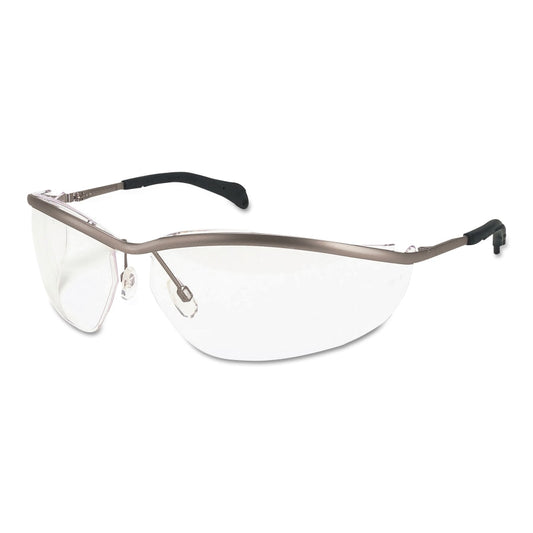 Klondike Metal Protective Eyewear, Clear Lens, Duramass HC, Silver Frame, Metal