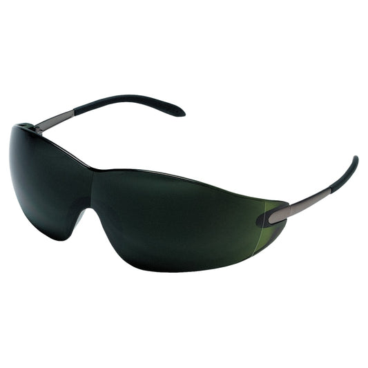 S21 Series Protective Eyewear, Green Filter 5.0 Lens, Chrome Frame, Metal