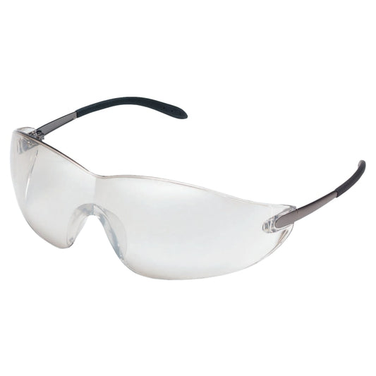 Blackjack Elite Protective Eyewear, Clear Mirror Lens, Duramass