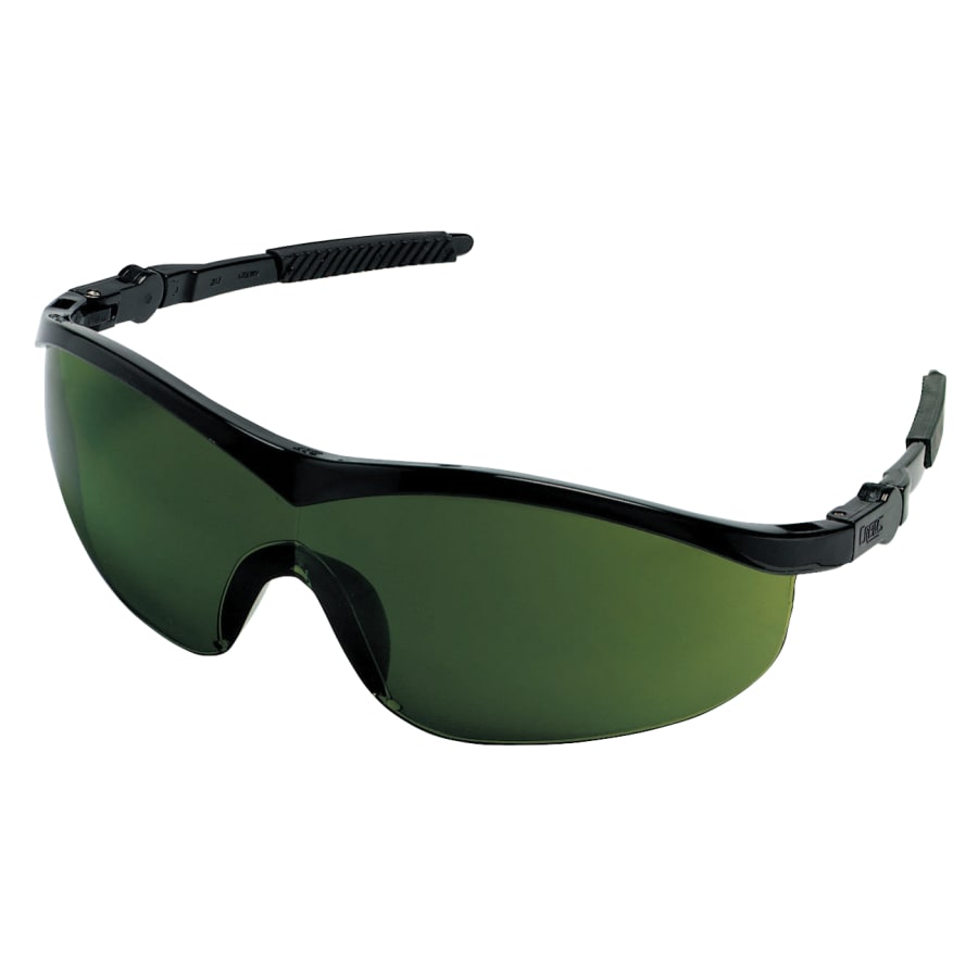 ST1 Series Protective Eyewear, Green Filter 3.0 Lens, Duramass HC, Black Frame, Nylon