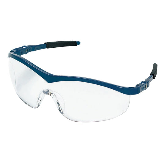 Storm Protective Eyewear, Clear Lens, Duramass Hard Coat, Navy Frame, Nylon