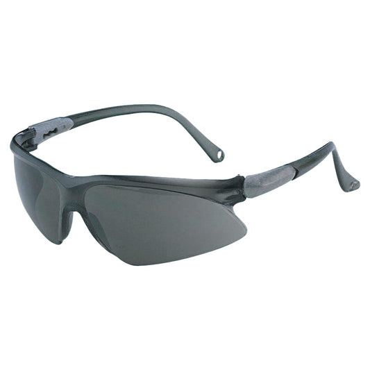 KleenGuard™ Visio™ Economy Safety Glasses, Smoke Lens, Anti-Scratch, Silver Frame