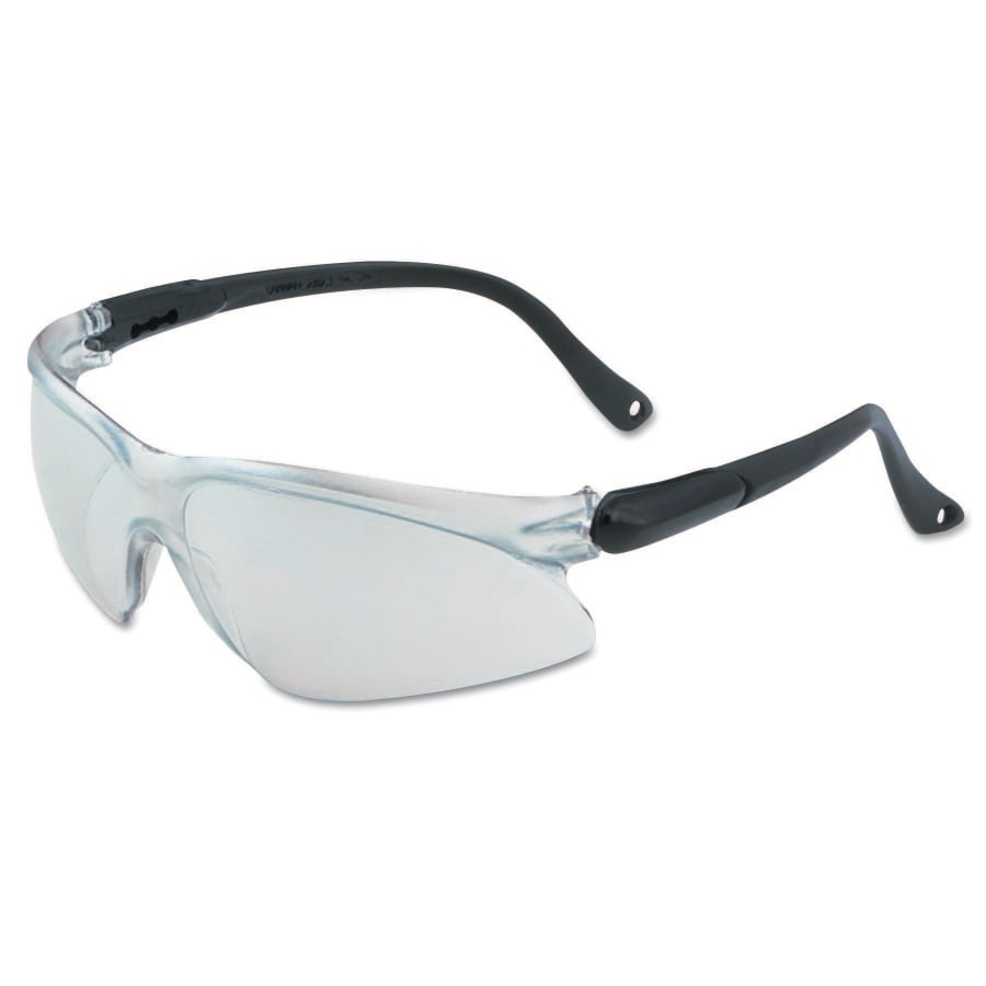 KleenGuard™ Visio™ Economy Safety Glasses, Indoor/Outdoor, Anti-Scratch, Black Frame