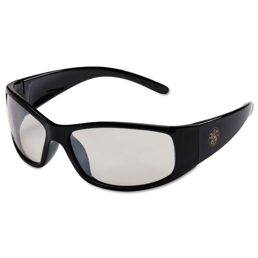Elite™ Safety Glasses, Indoor/Outdoor Polycarbonate Lens, Uncoated, Black, Nylon