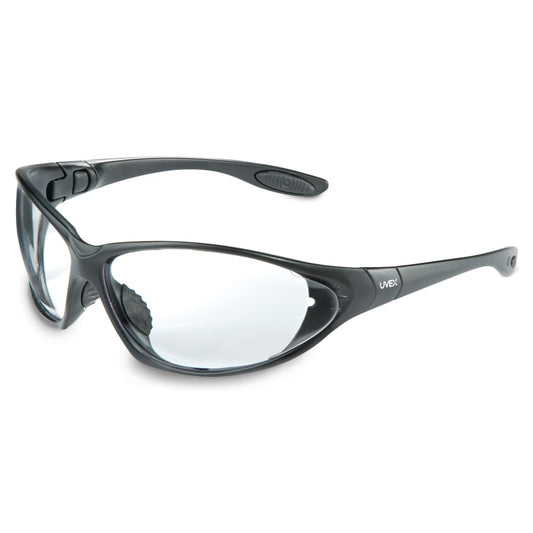 Seismic® Sealed Eyewear, Clear Lens, Polycarbonate, Dura-Streme™, Black Frame