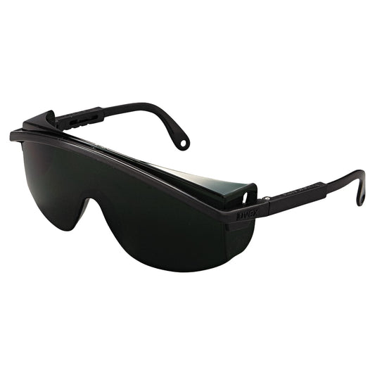 Astrospec 3000 Eyewear, Gray Lens, Polycarbonate, Anti-Fog, Blue Frame