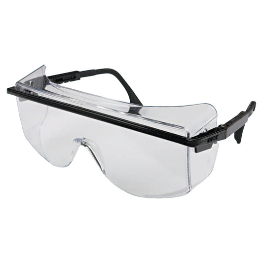 Astrospec OTG® 3001 Eyewear, Clear Lens, Anti-Fog, Black Frame