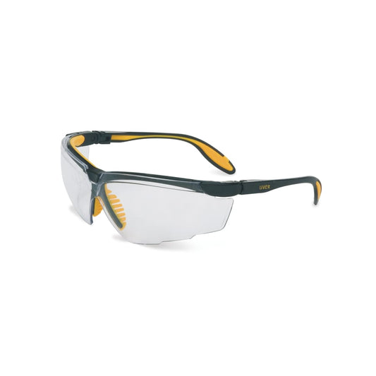 Genesis® Eyewear, Clear Lens, Polycarbonate, Dura-Streme™, Black Frame