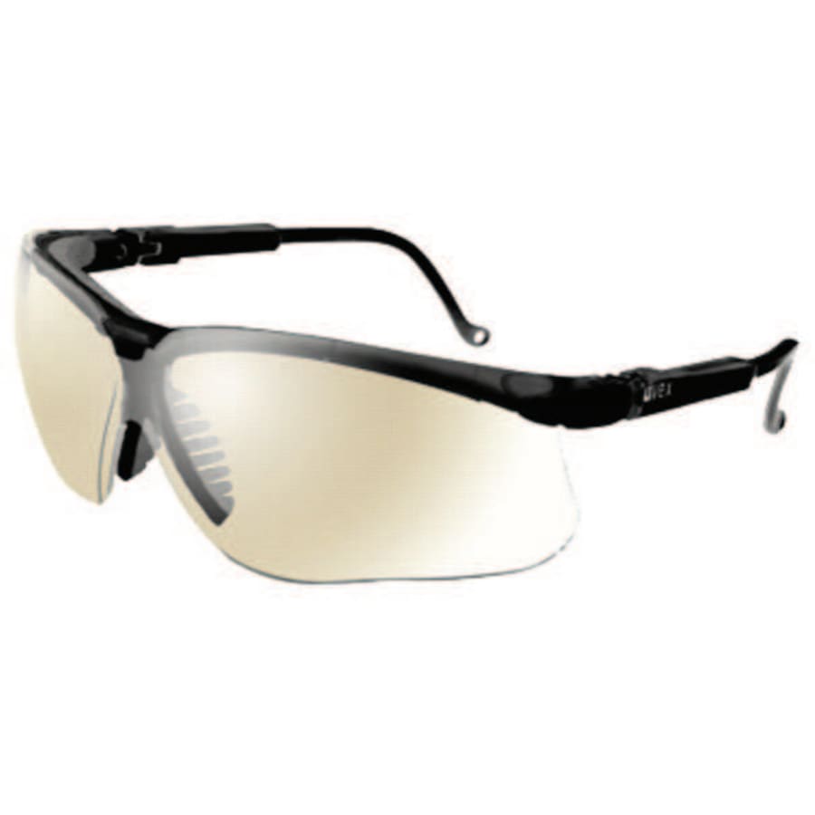 Genesis® Eyewear, SCT-Reflect 50 Lens, Polycarbonate, Ultra-dura®, Black Frame