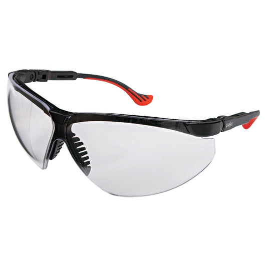 Genesis XC® Eyewear, Clear Polycarbonate Hard Coat Lenses, Black Frame