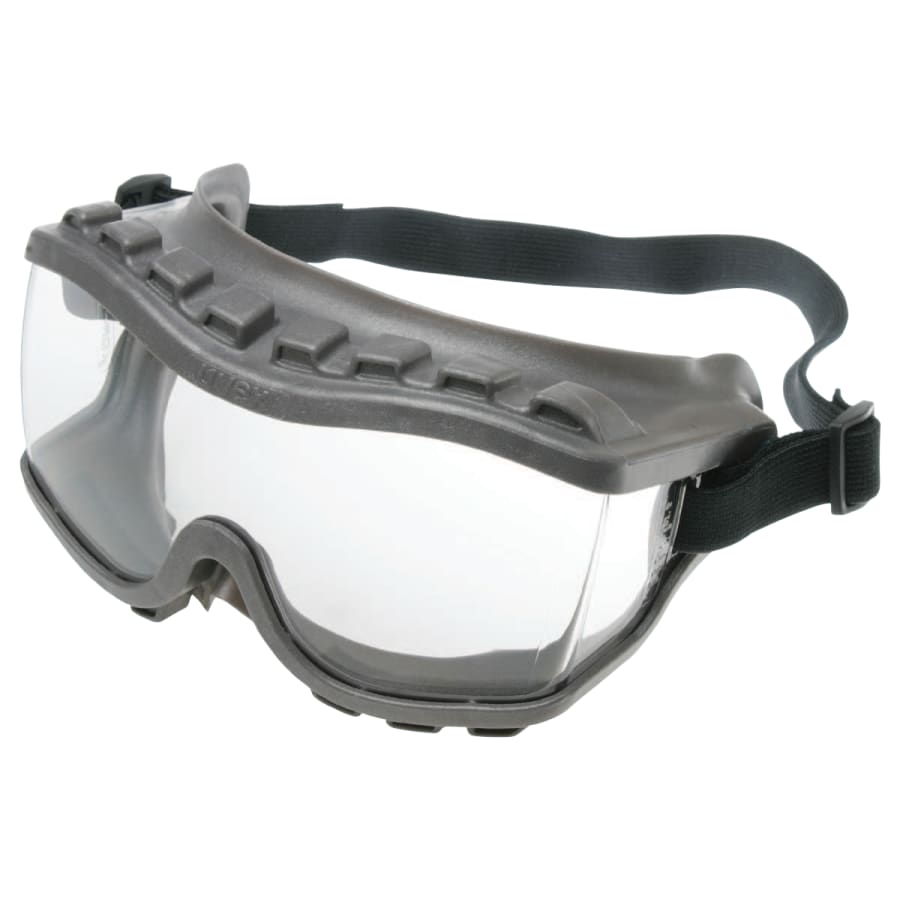 Strategy Goggles, Clear/Gray, Uvextra Antifog Coating, Fabric, Indirect Vent