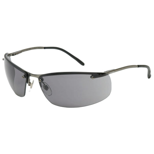 Slate Eyewear, Clear Lens, Polycarbonate, Hard Coat, Matte Gunmetal Frame, Metal