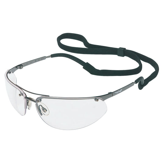 Fuse Eyewear, Clear Lens, Polycarbonate, Hard Coat, Gunmetal Frame, Metal