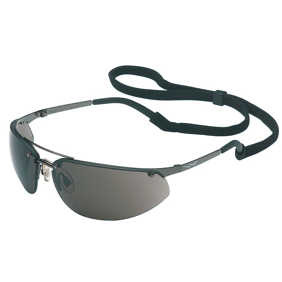 Fuse Eyewear, TSR Gray Lens, Polycarbonate, Fog-Ban Anti-Fog, Gunmetal Frame