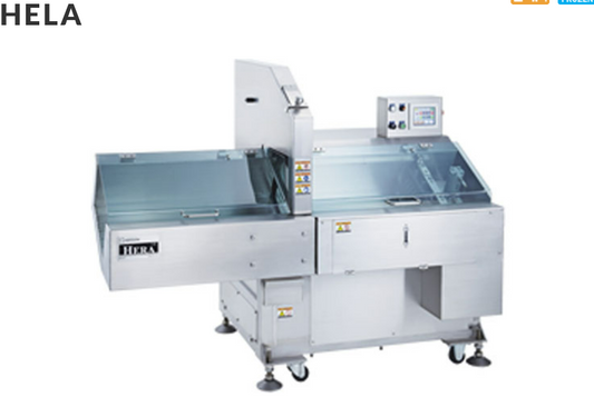 Nantsune Model BOON-360EV Hela Horizontal Meat Slicer and Portion Control Machine