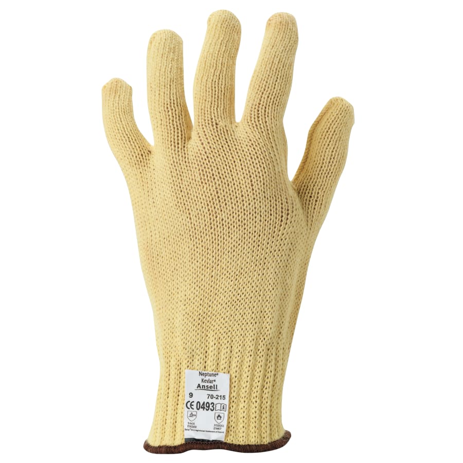 Neptune® Kevlar® Gloves, Size 8, Yellow