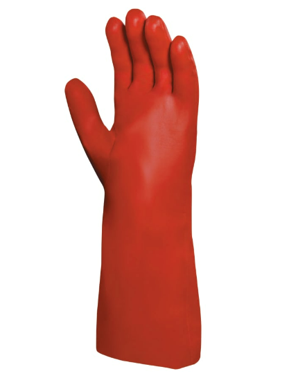 Polyvinyl Alcohol Gloves, Size 10, Red